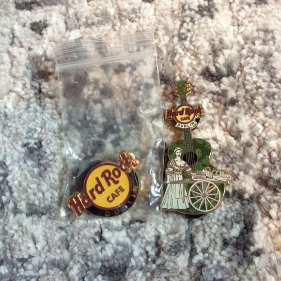 BUNDLE OF HARD ROCK CAFE DUBLIN PINS! EUC! - Picture 1 of 2
